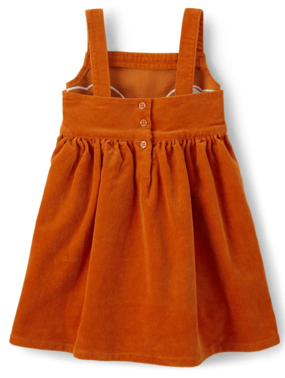Gymboree Girls' Fox Corduroy Pinafore Overall Jumper Dress Size 12 NEW with Tags